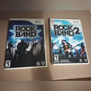 Wii Rock Band Video Game Set